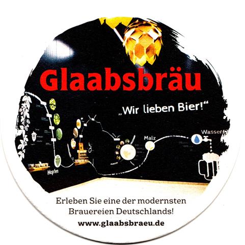 seligenstadt of-he glaabs rund 5b (215-wir lieben bier)